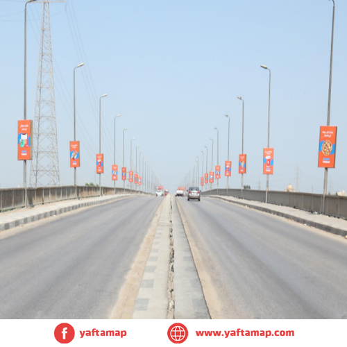 فانوس دبل - مدخل المنصورة - كوبرى الجامعة