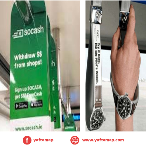 TRANSPORTATION ADS - LONG BUS M10 - BUS HANGERS