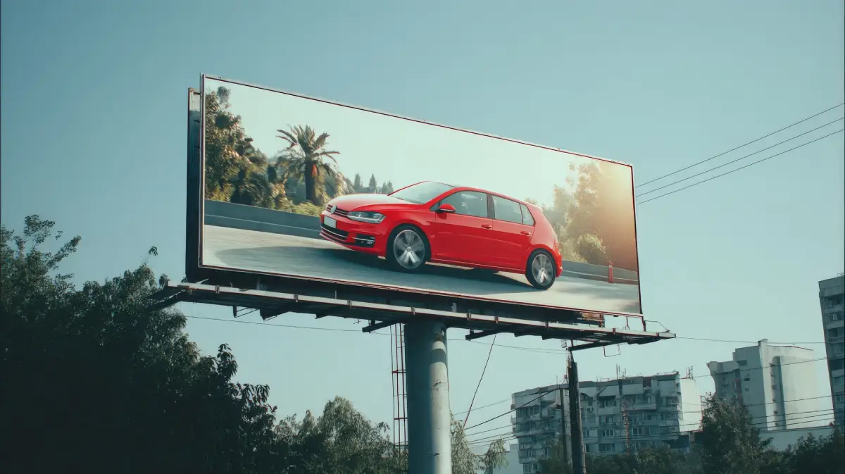 Outdoor advertising in Egypt – mix of digital and classic billboards